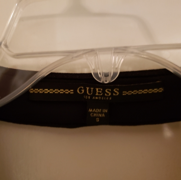 GUESS Black Velvet Mini Dress - Picture 7 of 8